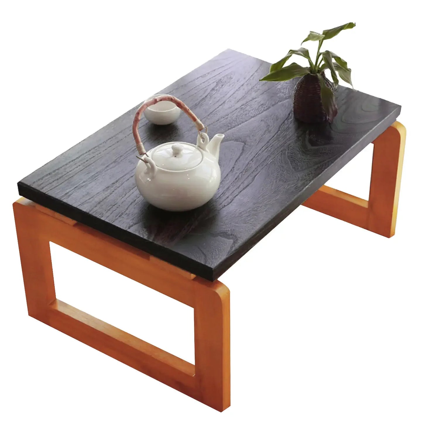 Folding Wooden Coffee Table Laptop Tray For Picnic Use