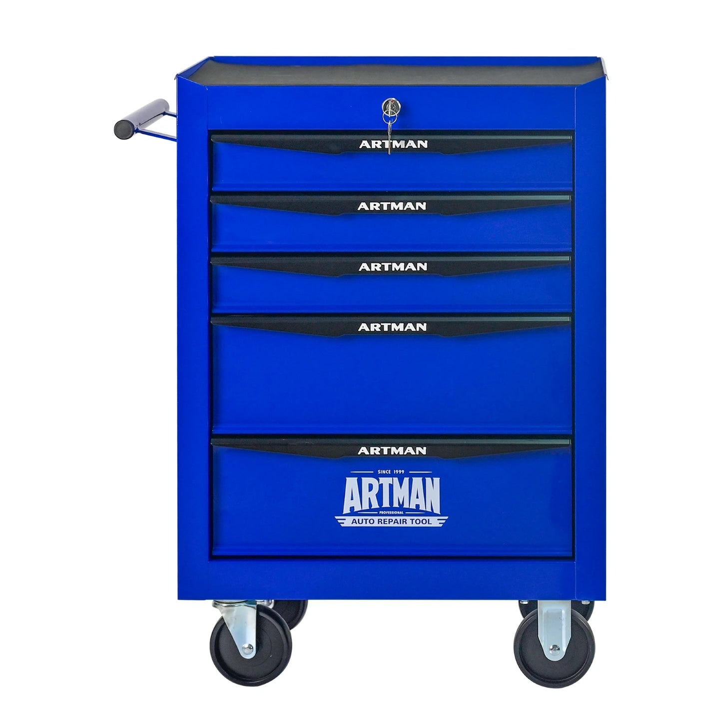 ARTMAN Heavy Duty Rolling Metal Tool Chest With Five Drawers