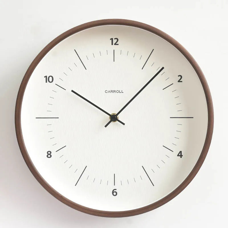 OEMG Minimalist Wall Clock Silent Movement Living Room Decor