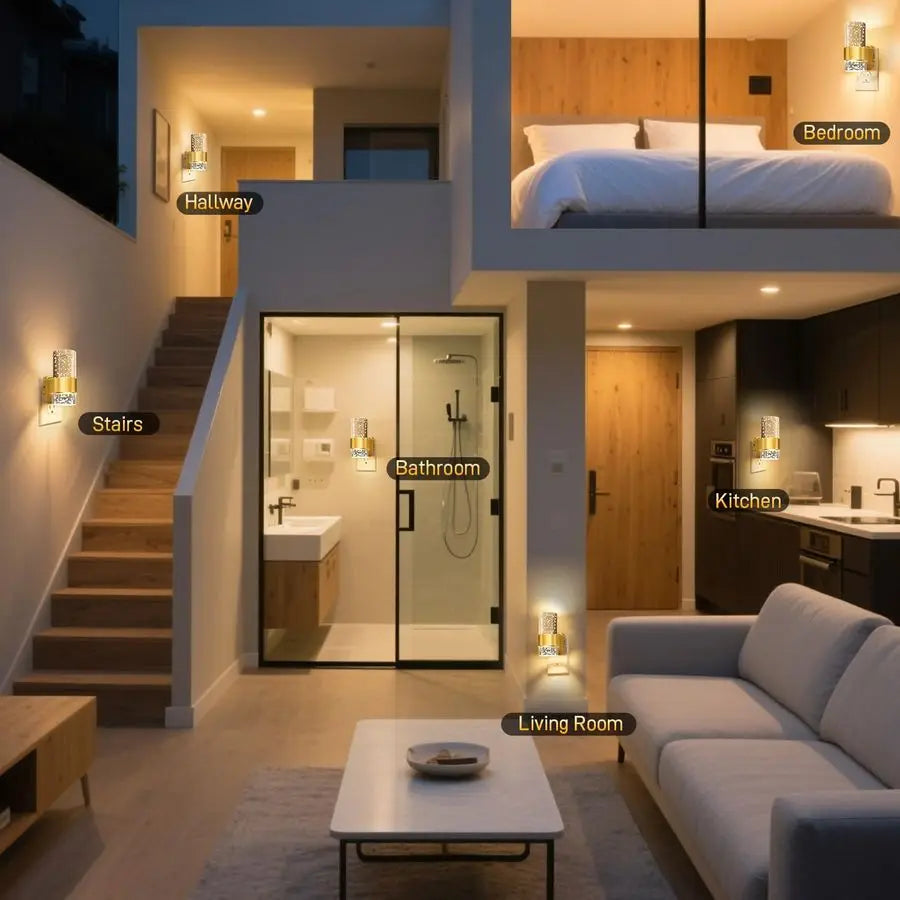 Plug In Dimmable Night Light With Dusk To Dawn Sensor