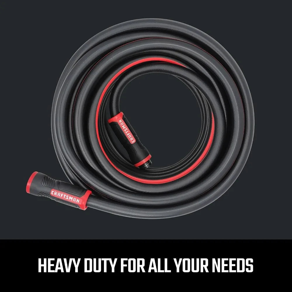 Heavy Duty Garden Hose, 100 ft x 5/8 in, Lightweight & Flexible