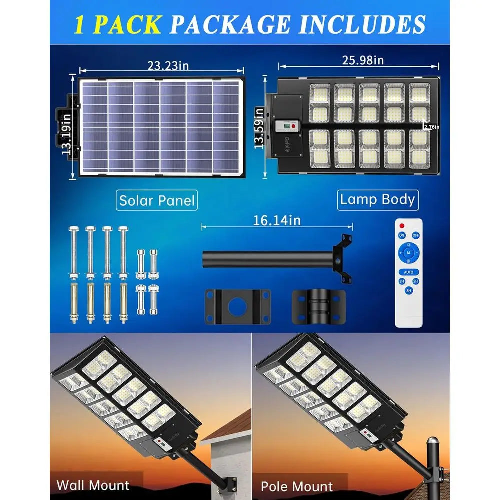 SL-5200W Outdoor Street Light With Motion Sensor for Parking Lot