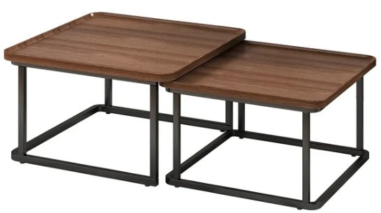 Fluted Square Nesting Coffee Table Set – Humble Haven Home Store