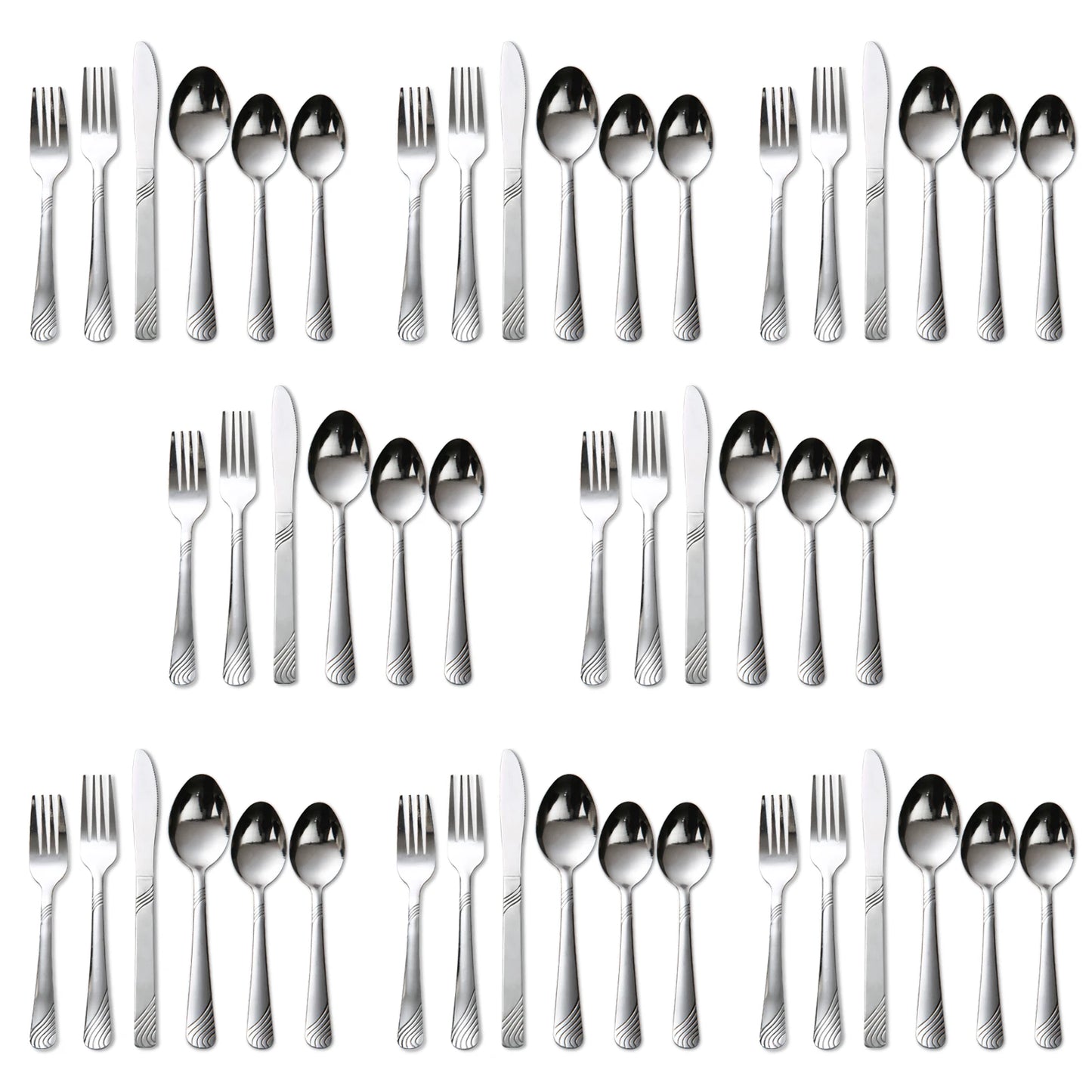 HANSMART Stainless Steel Cutlery Set Flatware Dinnerware Gift