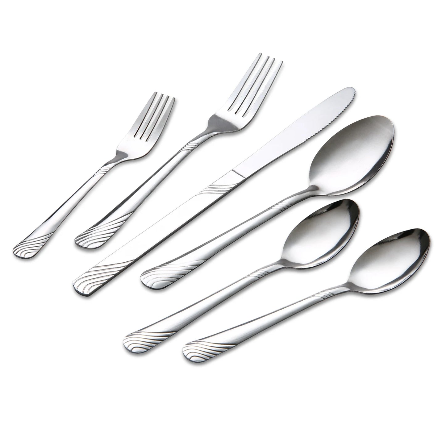HANSMART Stainless Steel Cutlery Set Flatware Dinnerware Gift