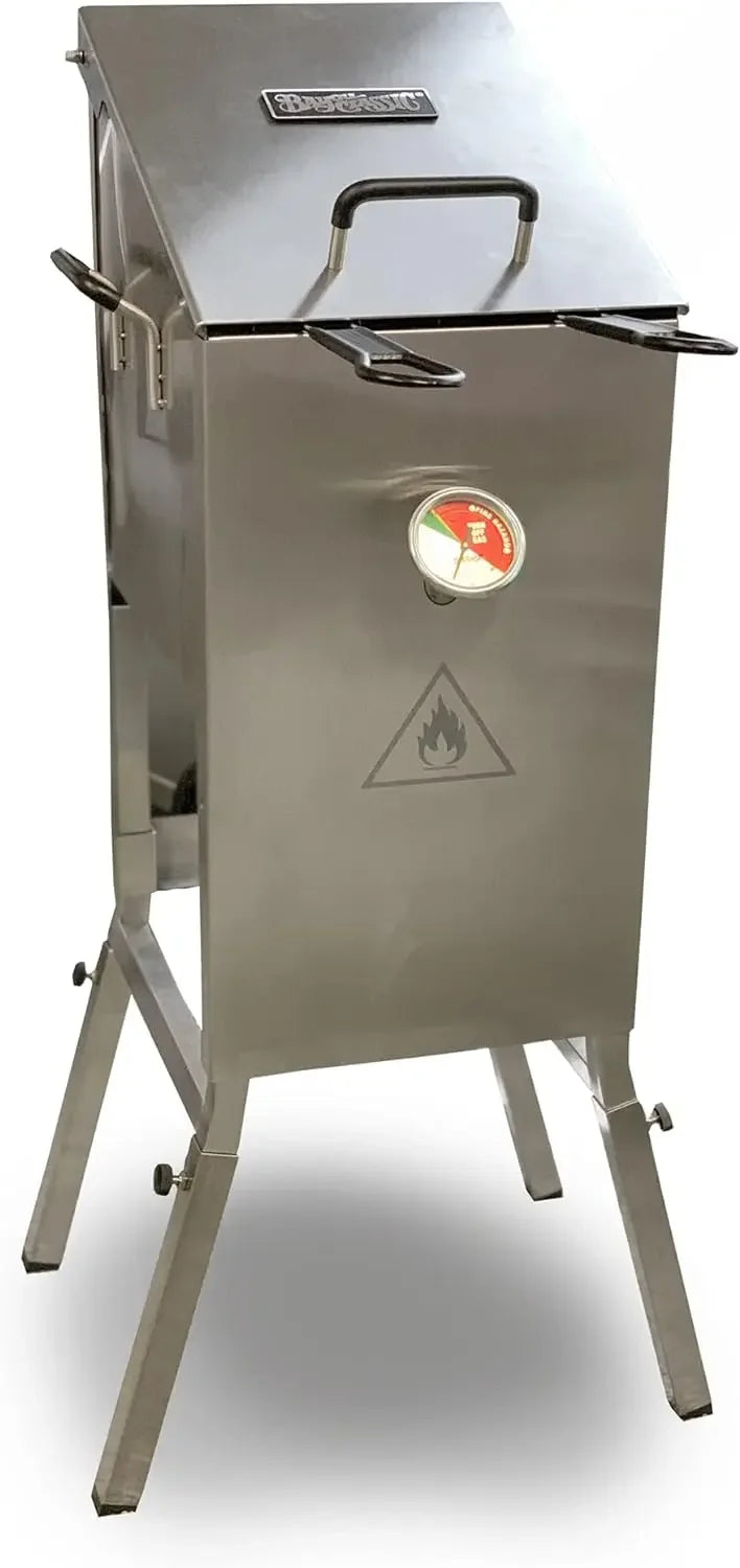 Outdoor Stainless Fryer With Thermometer And Baskets