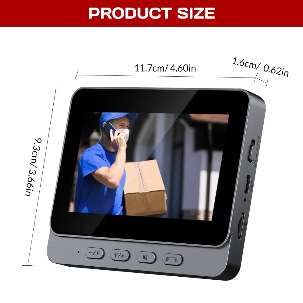 WiFi Smart Doorbell Intercom With Video Surveillance Camera System