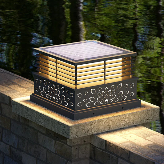 Dfiolk Outdoor LED Solar Lawn Light IP65 Waterproof Pathway Lamp