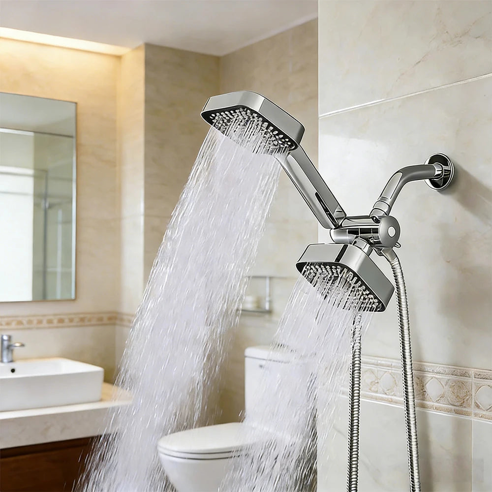 High Flow Shower Head And Handheld Shower Set With Hose