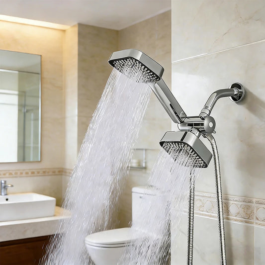 High Flow Shower Head And Handheld Shower Set With Hose