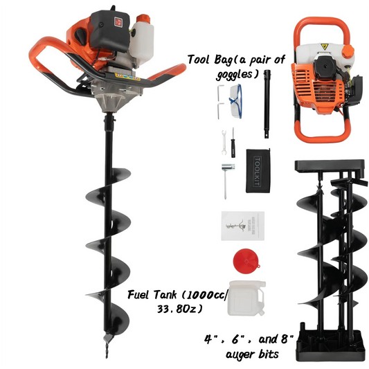 Electric Post Hole Digger Earth Auger Spiral Drill Bit