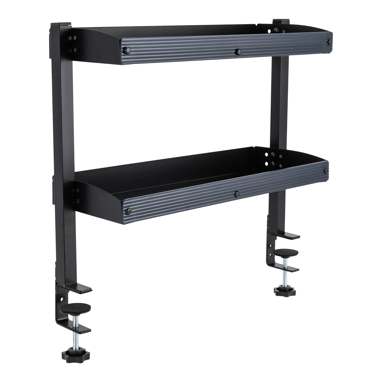 Clamp On Desk Shelf 2 Tier Corner Organizer For Desk Or Table