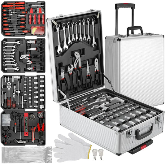 TLGREEN 799-Piece Mechanic Tool Set With Trolley Case