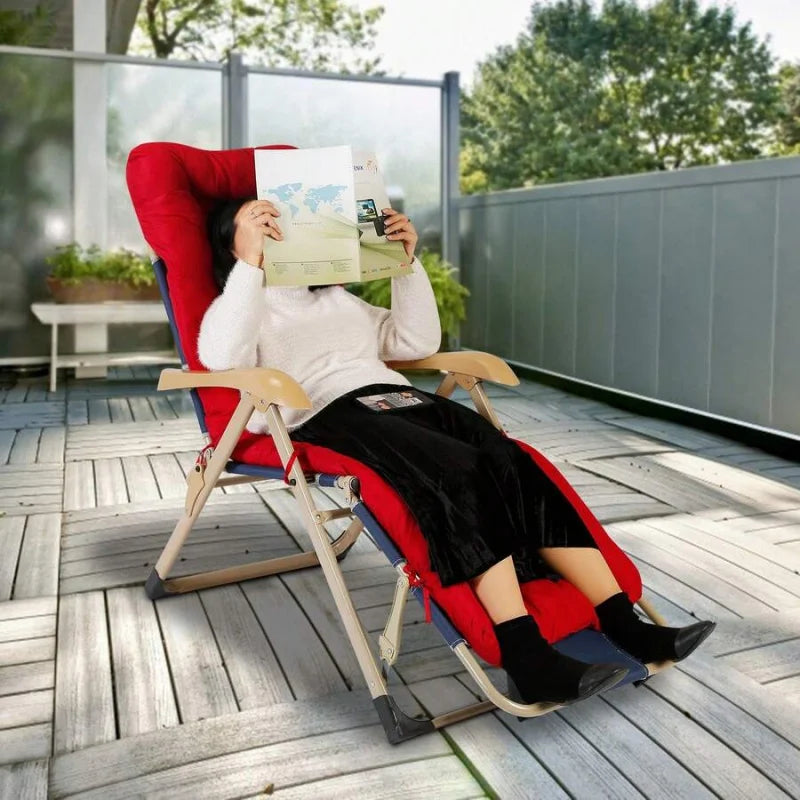 Chaise Lounger Cushion For Recliner Rocking Chair Deck Chair Breathable Cotton