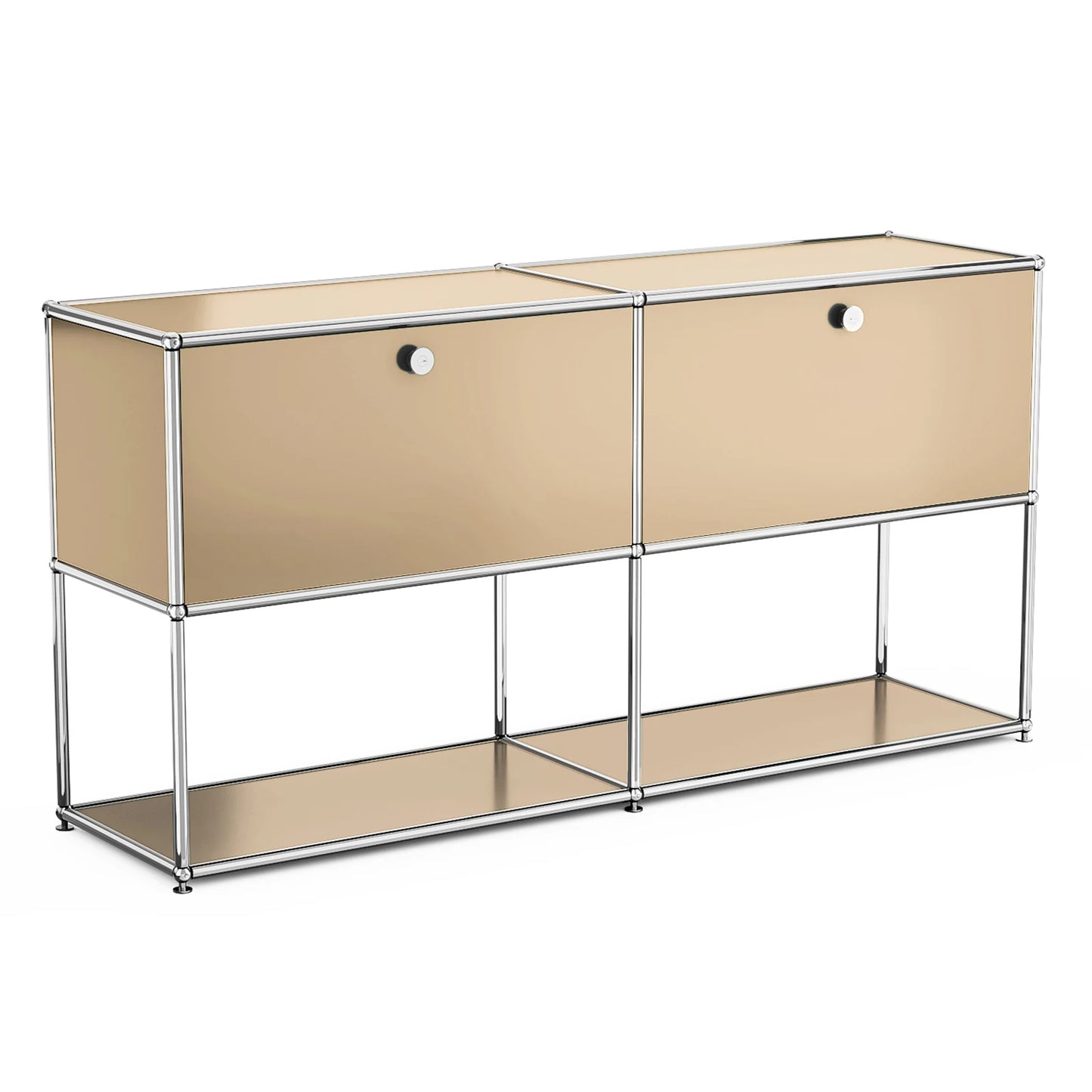 Furgle Modern Modular Metal Storage Cabinet Freestanding Sideboard