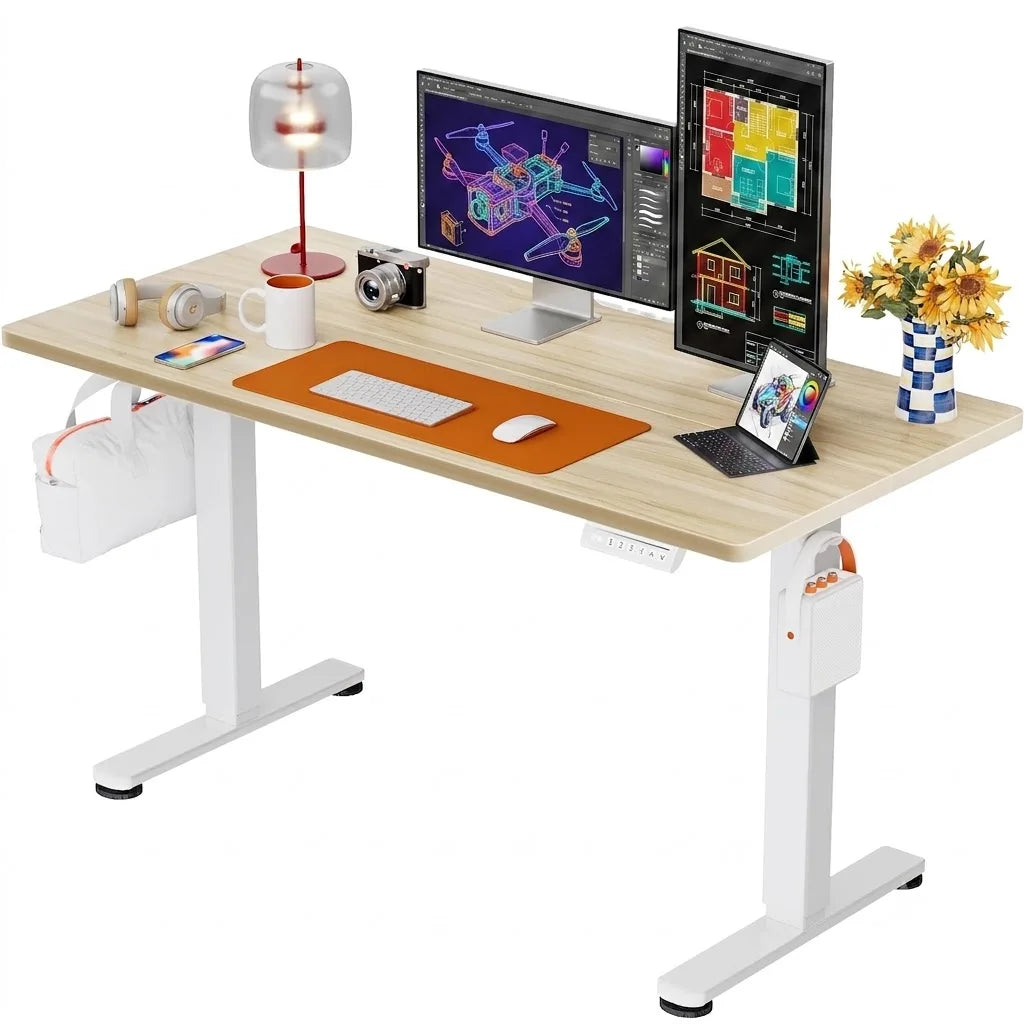 K Kyspho Electric Height Adjustable Standing Desk With Memory