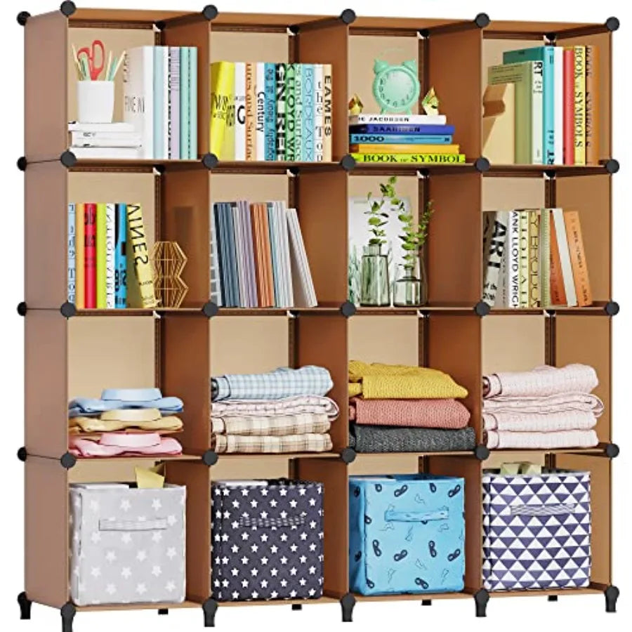 Plastic Cube Closet Organizer Shelves For Clothes And Bedroom Storage