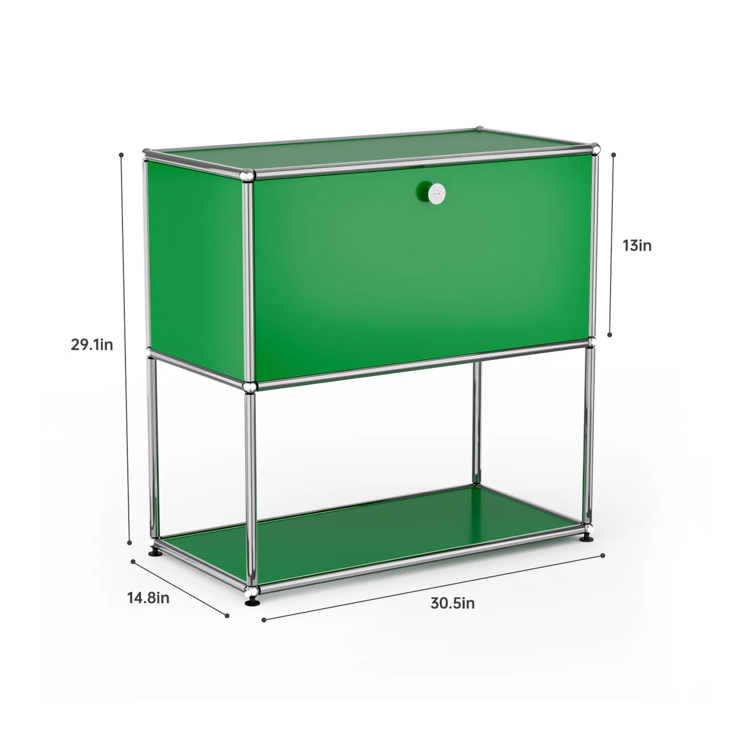 Furgle Modern Modular Metal Storage Cabinet Freestanding Sideboard