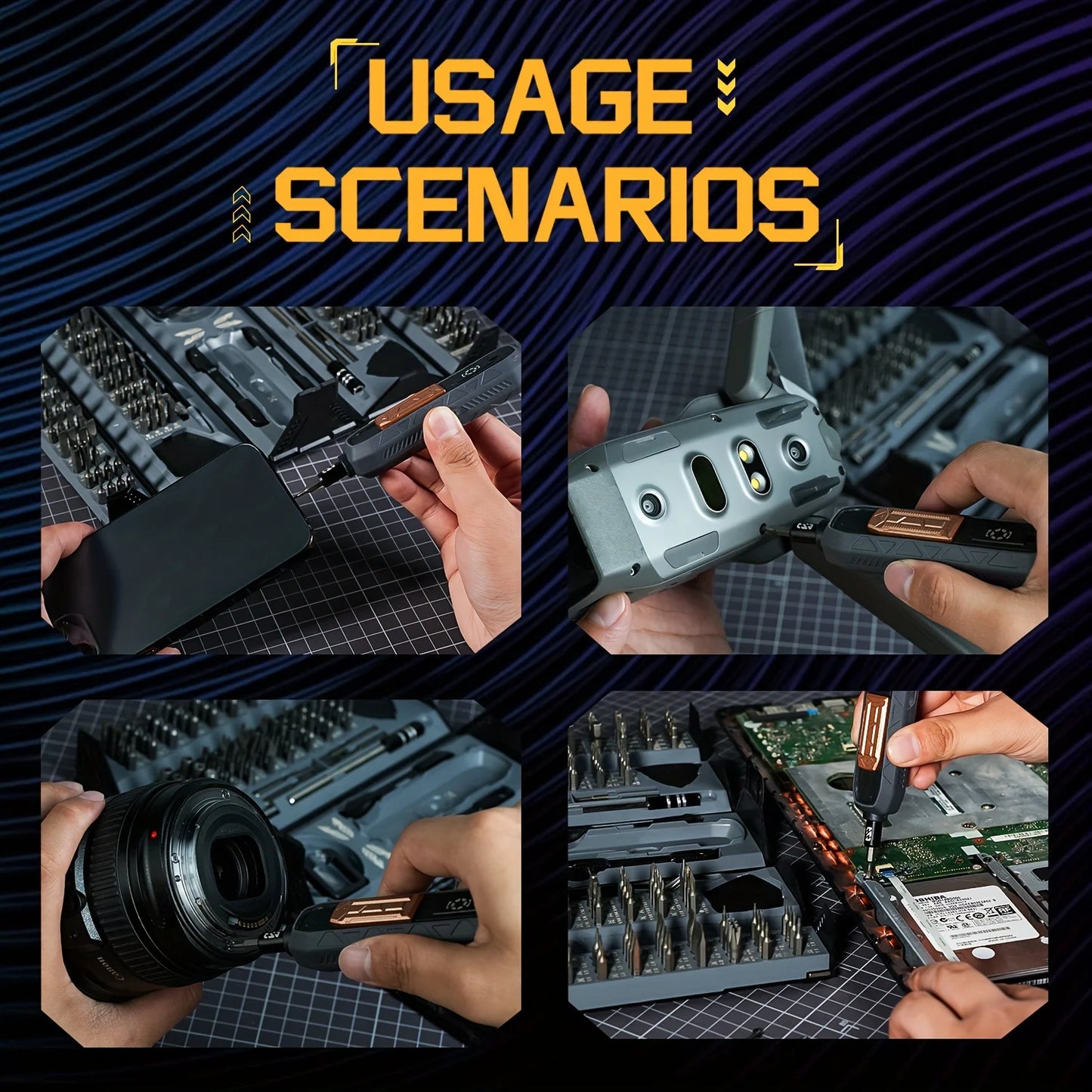 JAKEMY 180-In-1 Precision Screwdriver Set Magnetic Bits