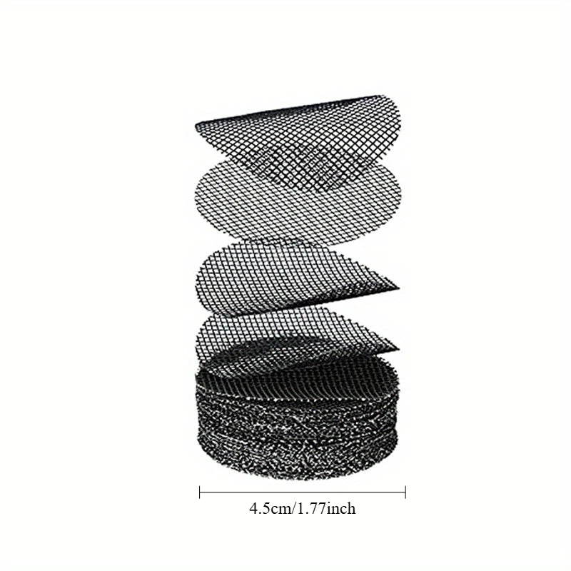 Round Mesh Drainage Screens For Pots Bonsai 50-Pack