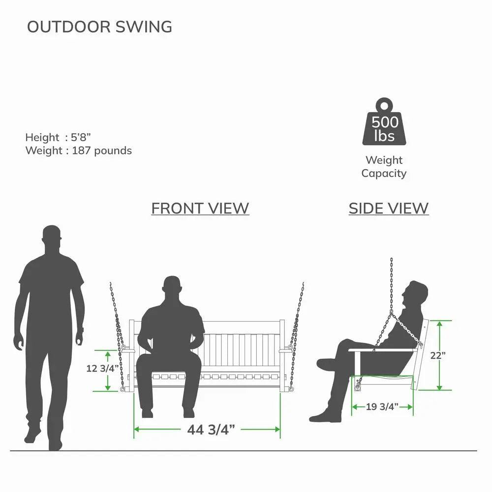3 Seat Patio Swings with Weather Resistant Steel Frame Adjustable Canopy, Reclining Outdoor Porch Swing with Cushion for Backya