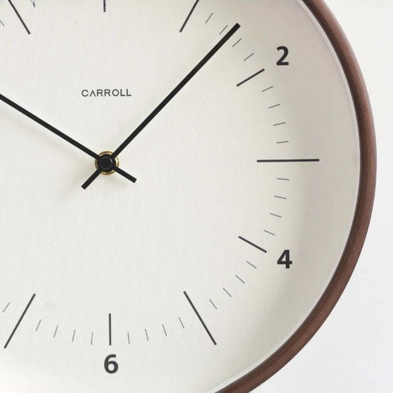 OEMG Minimalist Wall Clock Silent Movement Living Room Decor