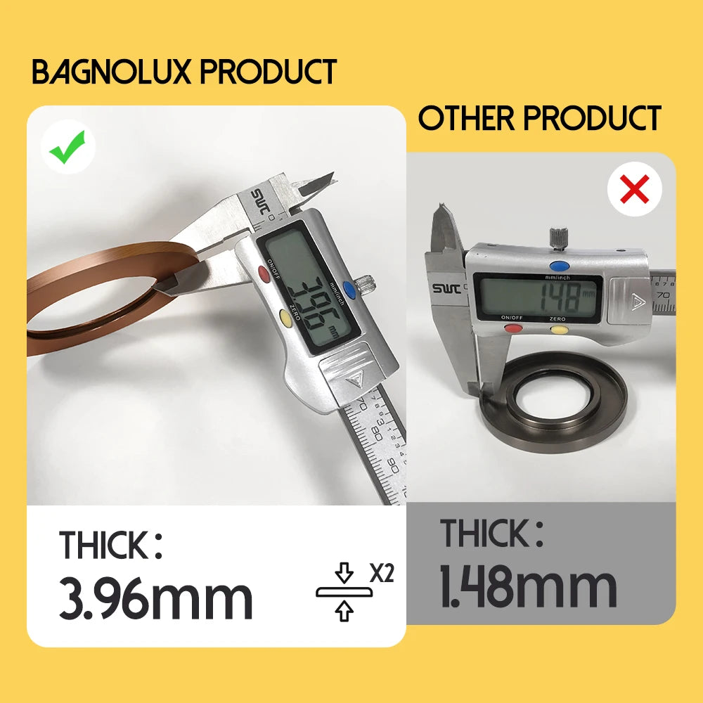 Bagnolux Polished Or Brushed Rose Gold Bathroom Faucet Brass Round Hole Concealed Type Household Hot Cold Bathroom Faucet