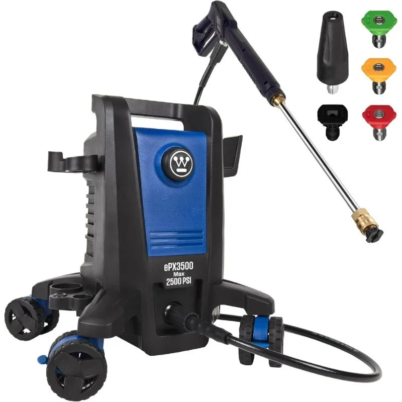 Electric Pressure Washer 3500 PSI With Soap Tank And Nozzles