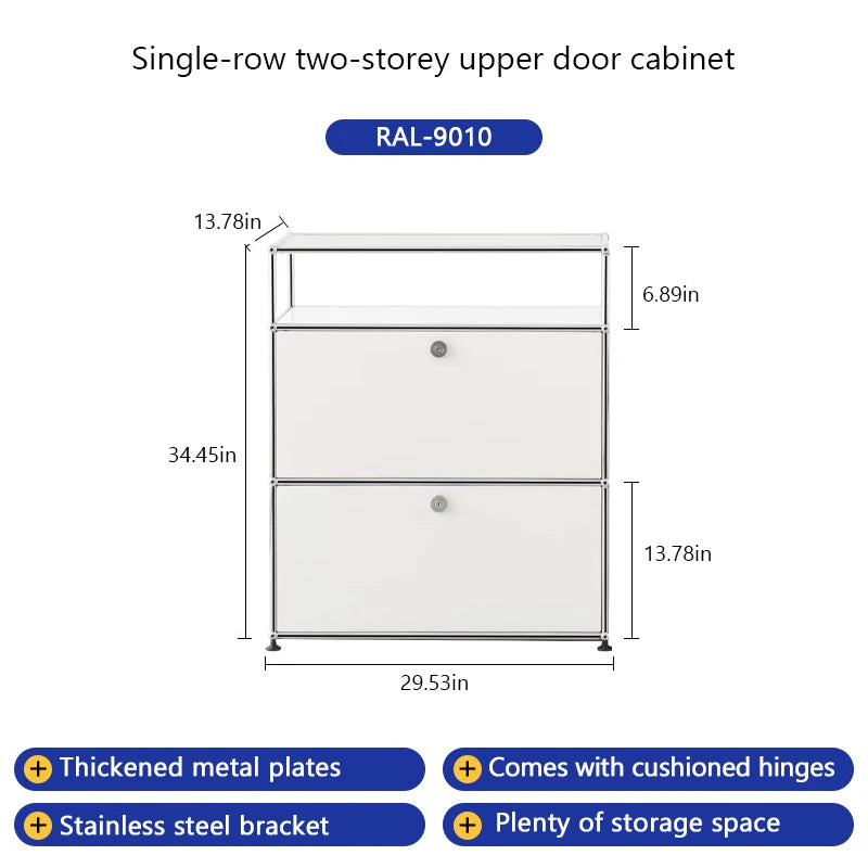 Bigcityfur Corner Tv Stand And Metal Storage Cabinet