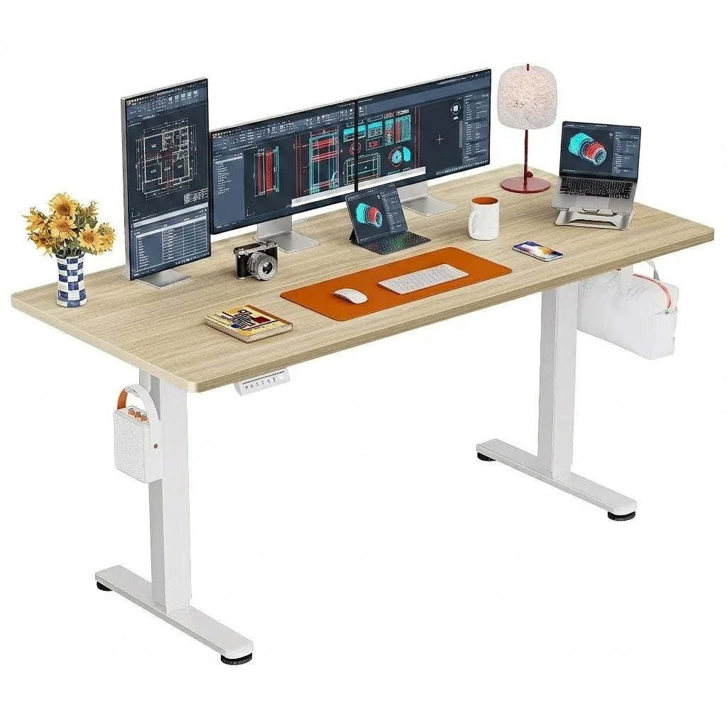 K Kyspho Electric Height Adjustable Standing Desk With Memory
