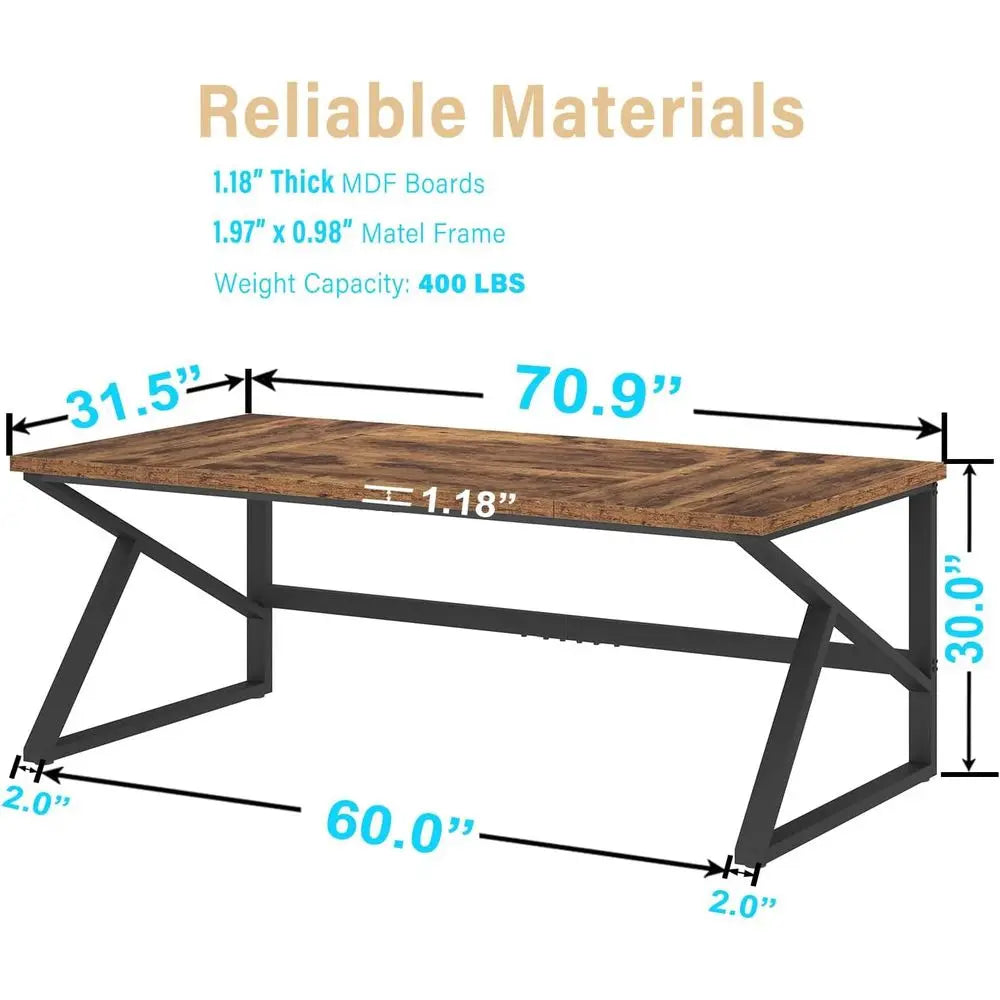L Shaped Metal Wood Computer Desk For Home Office Gaming