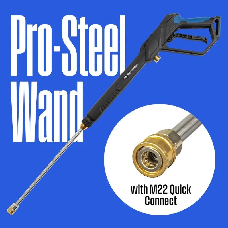 Electric Pressure Washer 3500 PSI With Soap Tank And Nozzles