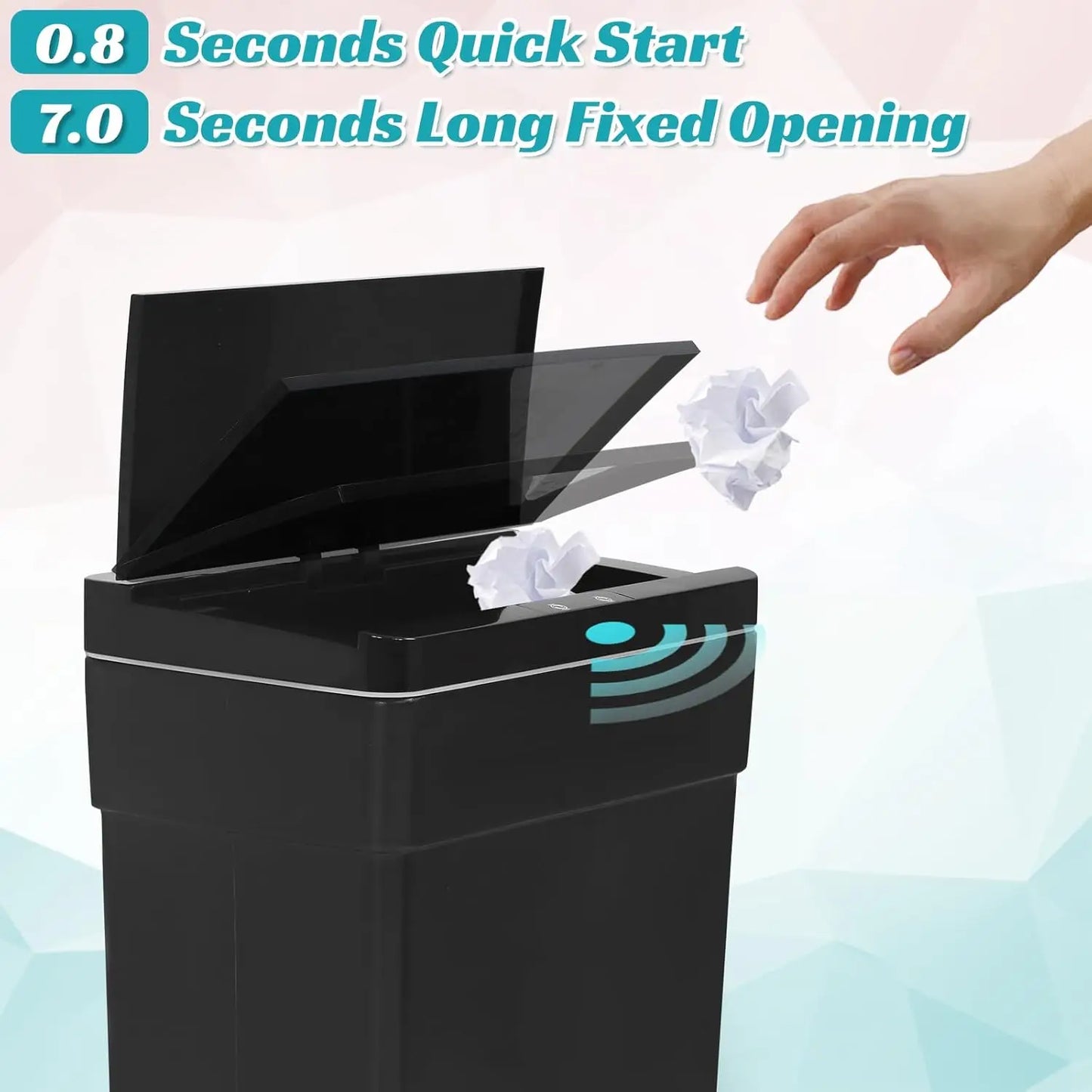 Automatic Touchless Trash Can for Home Office Kitchen