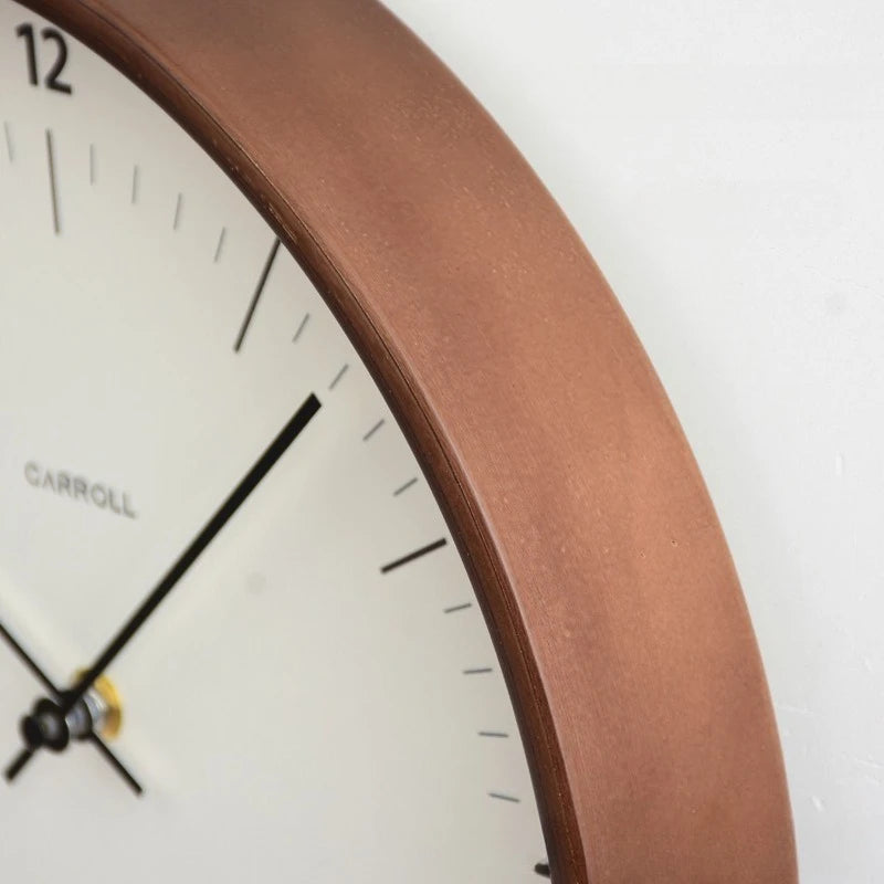 OEMG Minimalist Wall Clock Silent Movement Living Room Decor