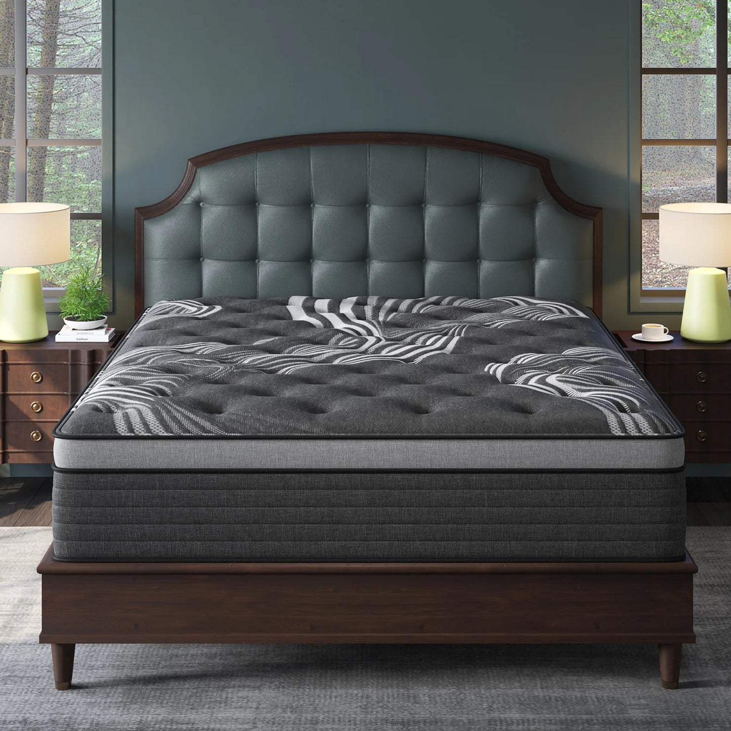 Sweetlove Gel Memory Foam Hybrid Pocket Spring Mattress In A Box