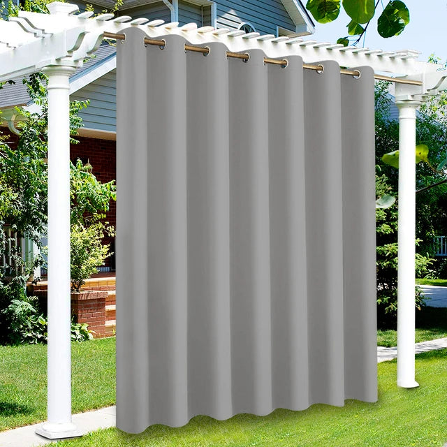 Outdoor Waterproof Blackout Curtains With UV Protection For Patio