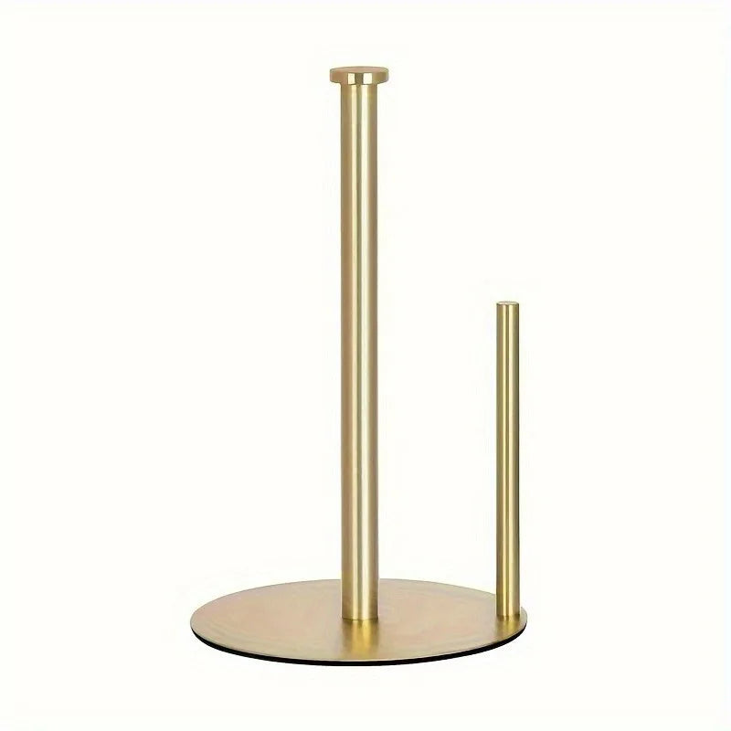 Stainless Steel Paper Towel Holder with Weighted Base