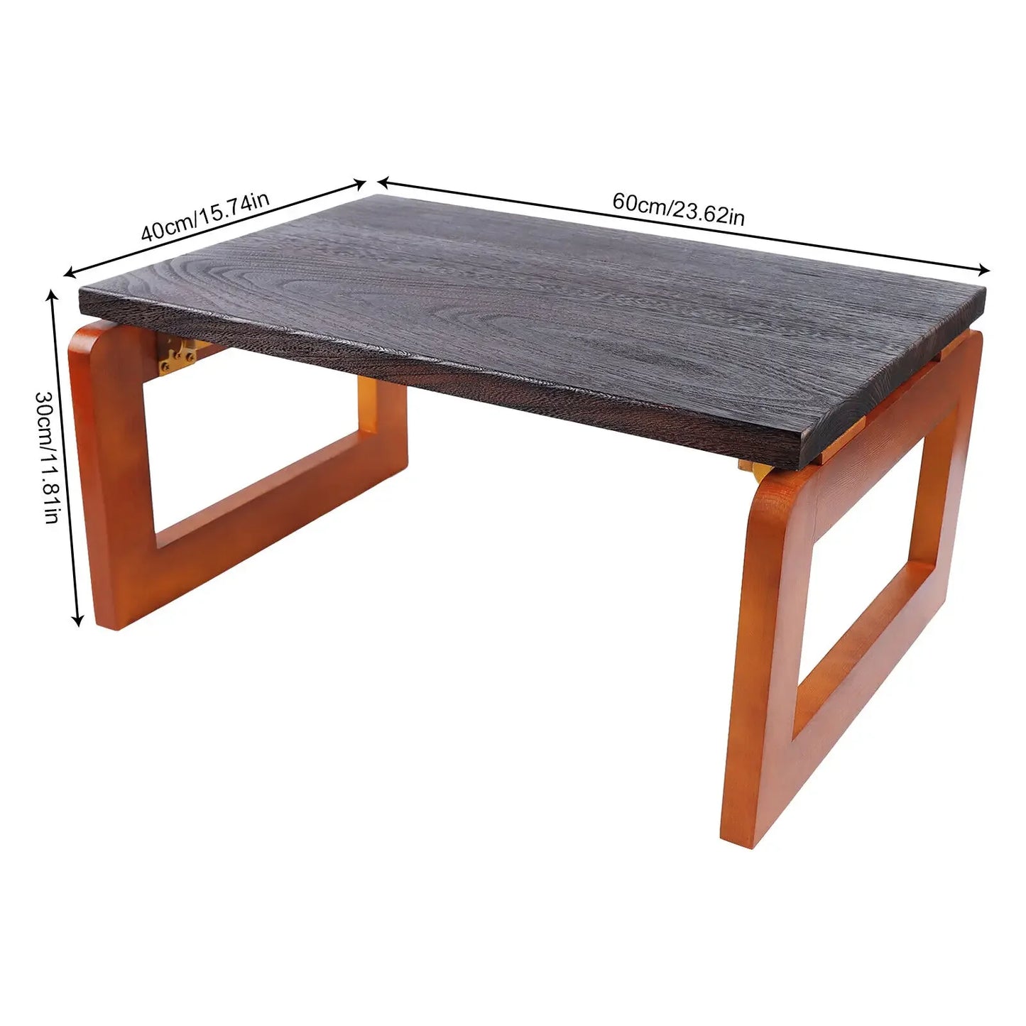 Folding Wooden Coffee Table Laptop Tray For Picnic Use