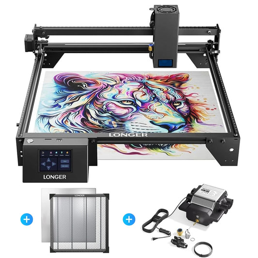 LONGER3D RAY5 20W Laser Cutting Engraving Machine With Air Pump Kit