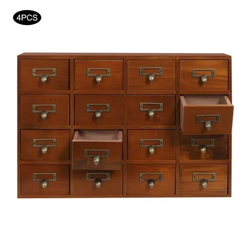 Bymaocar Pine Wood Storage Cabinet Organizer For Home Office