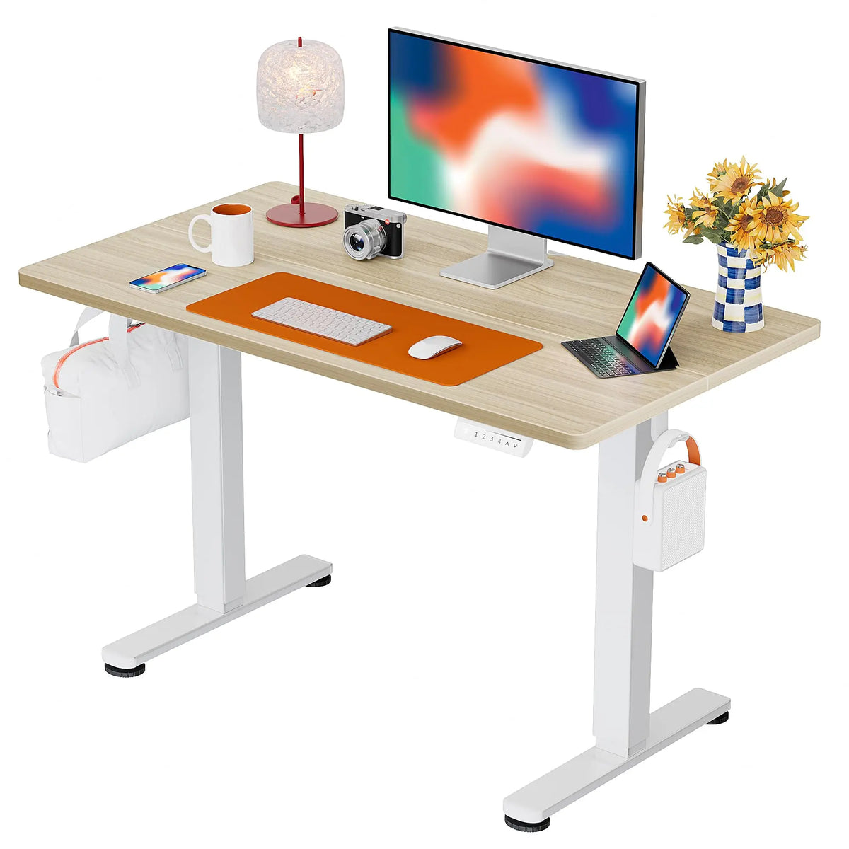 K Kyspho Electric Height Adjustable Standing Desk With Memory