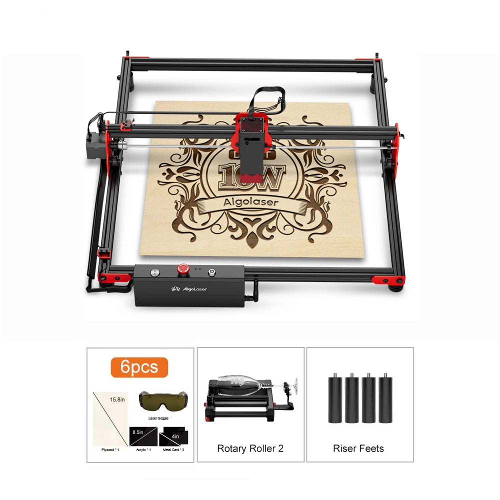 AlgoLaser 10W Laser Engraver DIY Kit CNC Laser Cutter Engraving Machine