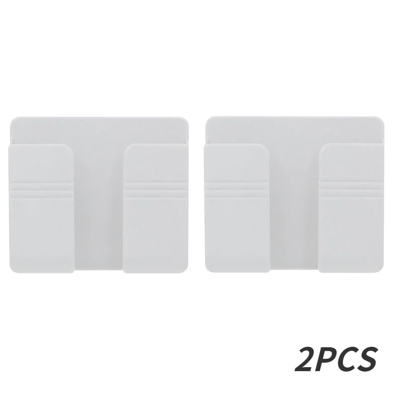 Wall Mounted Multifunction Storage Box Organizer for Remotes and Phones