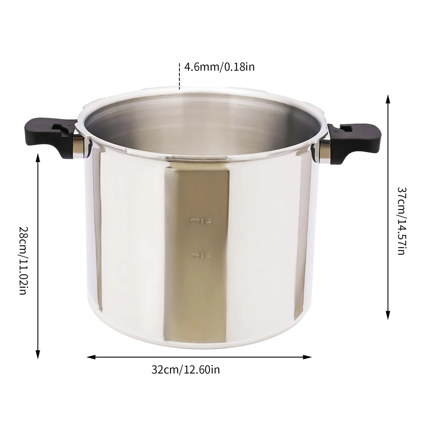 Explosion-Proof Commercial Pressure Cooker Aluminum Alloy For Gas Stoves