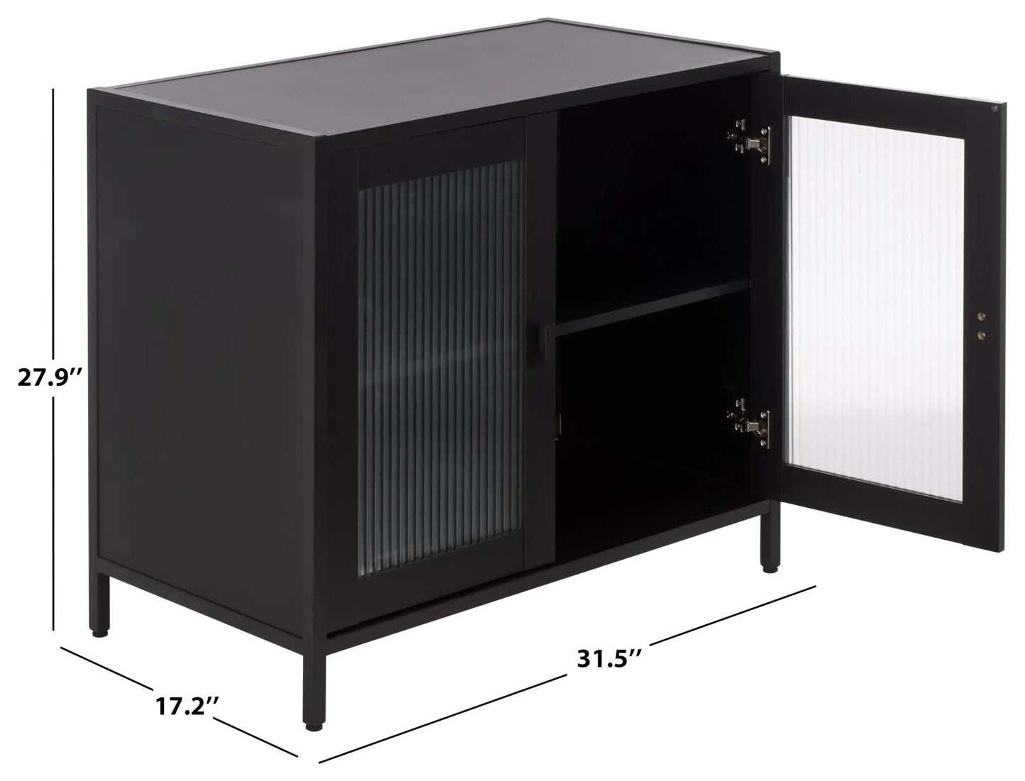 Modern 2-Door TV Stand Cabinet For Living Room And Bedroom
