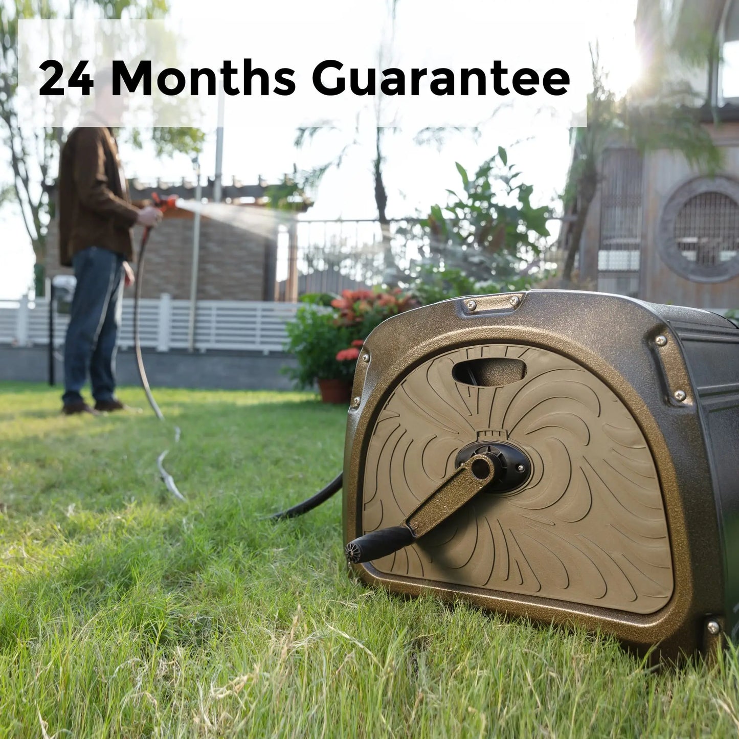 Giraffe Tools SW5 Metal Hose Reel Box With Crank Handle