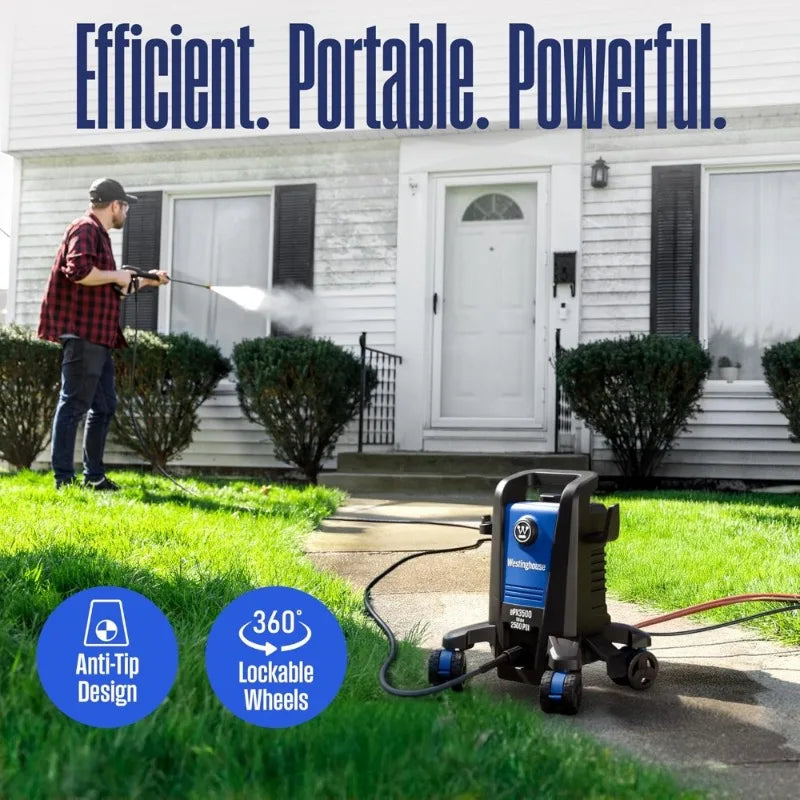 Electric Pressure Washer 3500 PSI With Soap Tank And Nozzles
