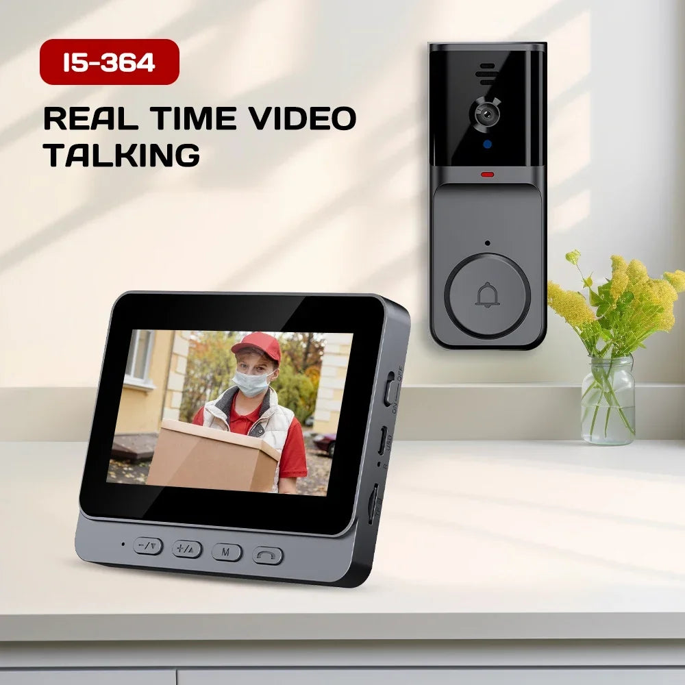 WiFi Smart Doorbell Intercom With Video Surveillance Camera System