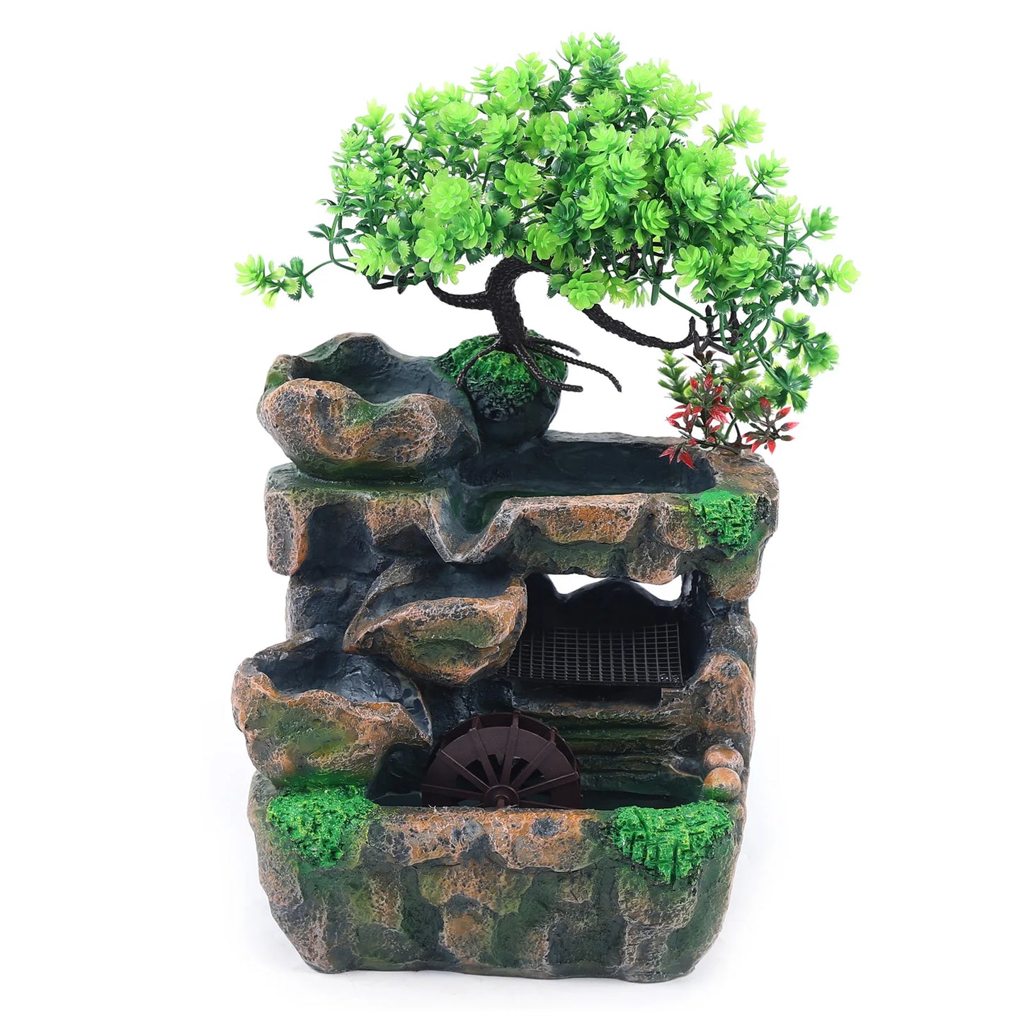 Indoor Room Fountain Waterfall Decor With LED Lighting Zen