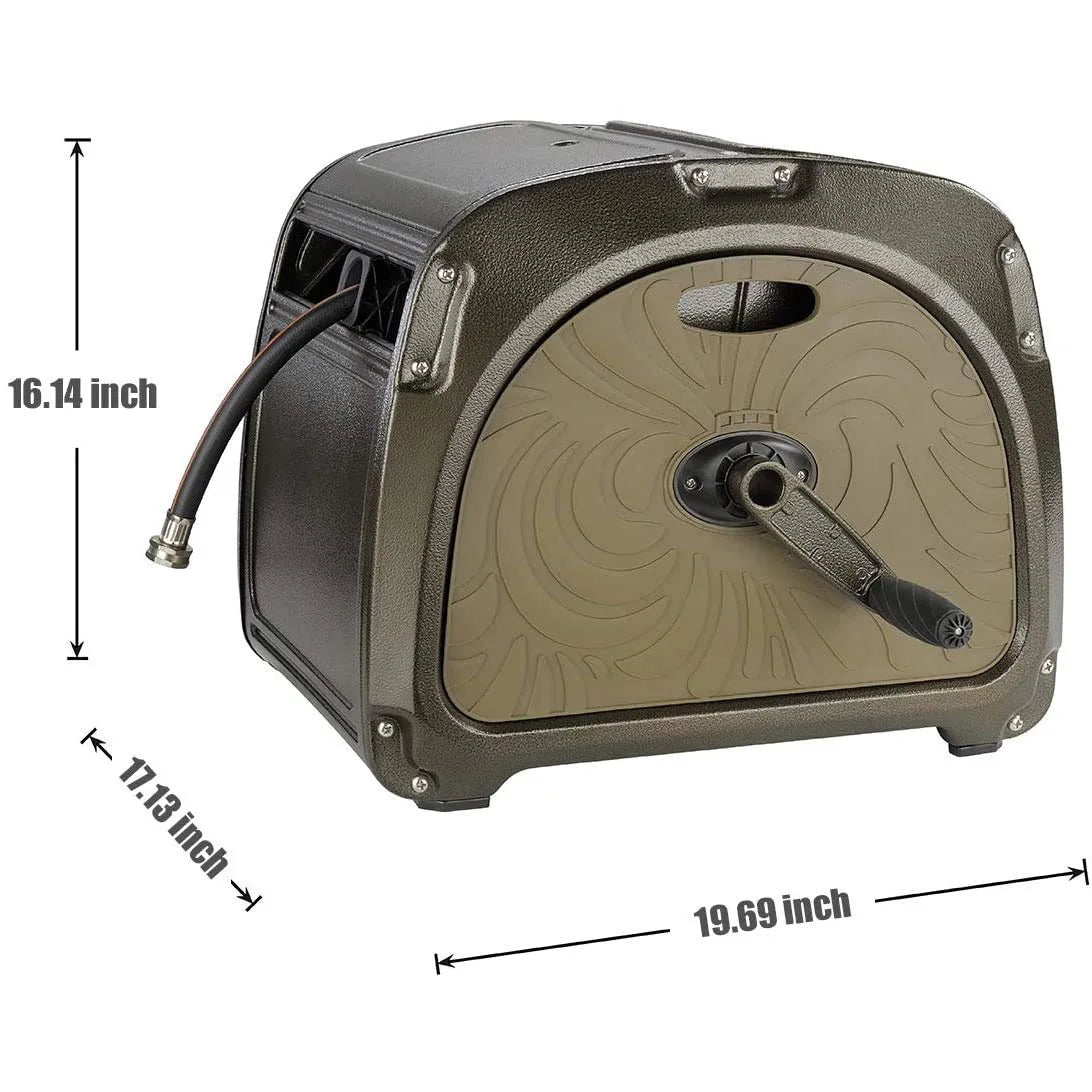 Giraffe Tools SW5 Metal Hose Reel Box With Crank Handle